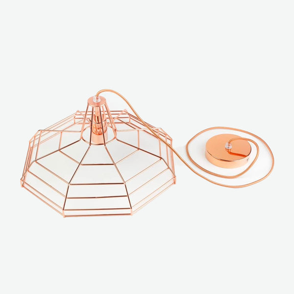 PENDENTE COM CÚPULA SONAR TAMANHO PADRAO  - ROSE