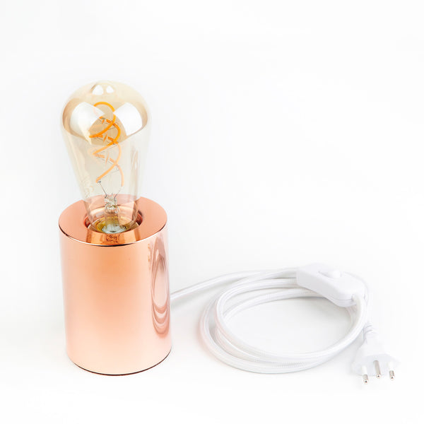 ABAJUR TUBETTO TAMANHO PADRAO - COBRE