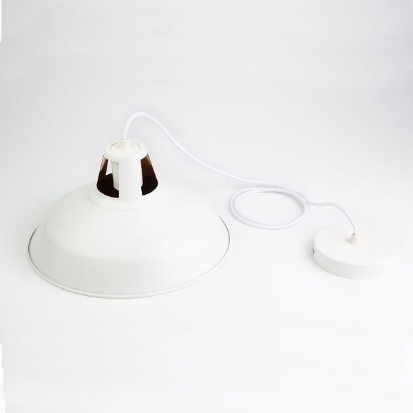 PENDENTE COM CÚPULA NAHUEN PEQUENO - BRANCO