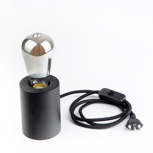 ABAJUR TUBETTO TAMANHO PADRAO - PRETO